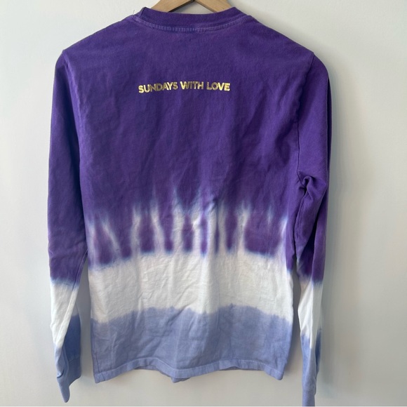 Peloton x Ally Love "Sundays With Love" Long-Sleeve Crew Neck Shirt, Size Small - Picture 7 of 10